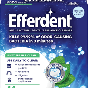 Efferdent Fresh Guard Certified Mouthpiece Cleaner 24 Packet